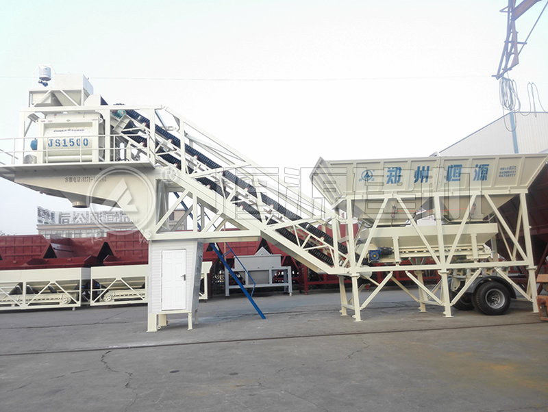 恒源建機(jī)YHZS75型移動式攪拌站 匠心智造 大有可為!