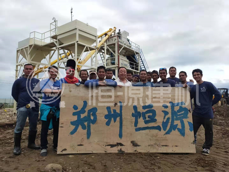 恒源建機(jī)混凝土攪拌站牽手海外客戶 品質(zhì)可靠受青睞